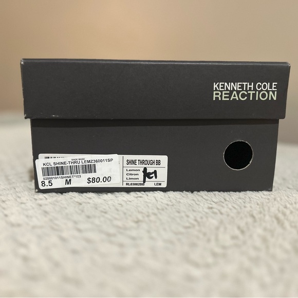 KENNETH COLE REACTION - Lemon Shine Through Sandal - NWOT - Picture 8 of 8
